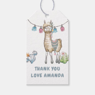 Etiqueta Para Presente Festa de Aniversário Infantil Llama
