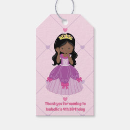 Etiqueta Para Presente Festa de aniversário Personalizada da Princesa Ame