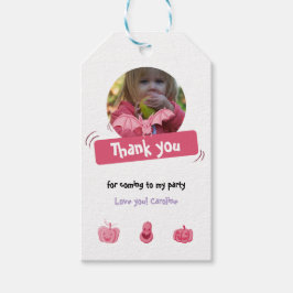 Etiqueta Para Presente Festa de aniversário rosa e roxa do Halloween obri