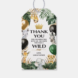 Etiqueta Para Presente Festa de aniversário Selgle Safari Favorito Obrig