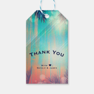 Etiqueta Para Presente Festa de BeACH Retrospectiva Palm Tremendo Partido