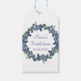 Etiqueta Para Presente Festa de Chá de panela de Fruta Blueberry