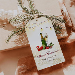 Etiqueta Para Presente Festa de Cocktail de Natal