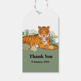 Etiqueta Para Presente Festa de garotinho, selva de animais