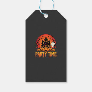 Etiqueta Para Presente Festa de Halloween Fantasma Desenho de Abóbora_1