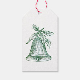 Etiqueta Para Presente Festa de Natal com Holly