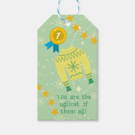 Etiqueta Para Presente Festa de Natal de Doce Feia de Férias Retro