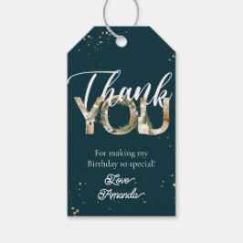 Etiqueta Para Presente Festa de natal de inverno Obrigado