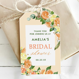 Etiqueta Para Presente Festa de Noiva Main Squeeze Citrus