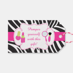 Etiqueta Para Presente Festa de Pamper em Impressão Zebra