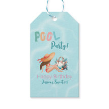 Festa de Piscina de Verão Divertida Aquarela 16