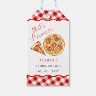 Etiqueta Para Presente Festa de Pizza Italiana Isso É Amor Chá de Noiva