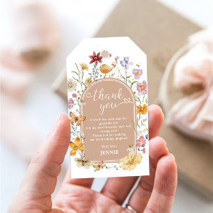 Etiqueta Para Presente Festa de primeiro aniversario de Girassol