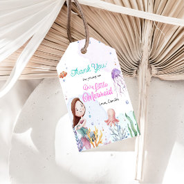 Etiqueta Para Presente Festa de primeiro aniversario de Sereia