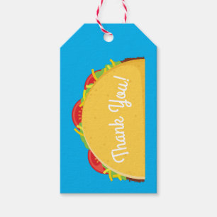 Etiqueta Para Presente Festa de primeiros aniversarios de Taco Bonito par