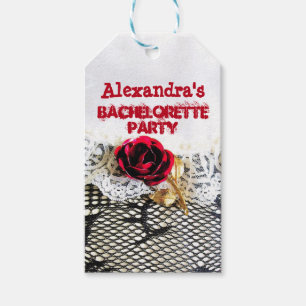 Etiqueta Para Presente Festa de solteira feminino da liga bonito do