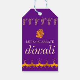 ETIQUETA PARA PRESENTE FESTA DIWALI FELIZ