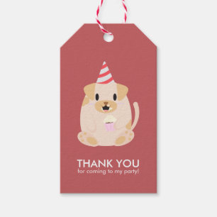 Etiqueta Para Presente Festa engraçada de Aniversário de criança de Ca