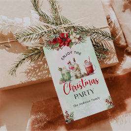 Etiqueta Para Presente Festas de Coquetéis de Férias Bebidas Festivas Fes