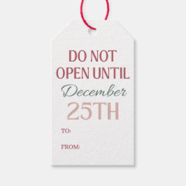 Etiqueta Para Presente Festive Merry Christmas Gift Tag