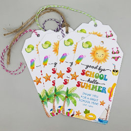 Etiqueta Para Presente Fim da Escola, Olá Festa de Verão