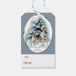 Etiqueta Para Presente Fio Fox Terrier Natal