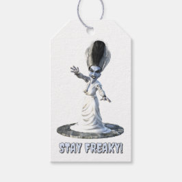 Etiqueta Para Presente Fique Esquisito! Noiva de Frankenstein