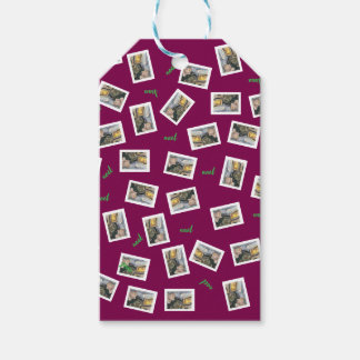 Etiqueta Para Presente Fire Yule Christmas Tree Maureen Girard Winter