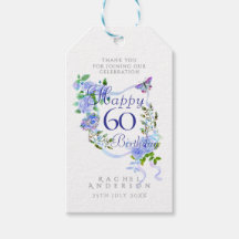 Fita Rosa Azul Aniversário de 60 anos