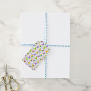Etiqueta Para Presente Flamingo e Palm Tree All Occasion Tag