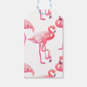 Etiqueta Para Presente Flamingos
