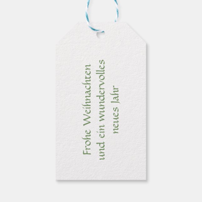 Etiqueta Para Presente Flauschiger Igel mit Weihnachtsgeschenk (Verso)