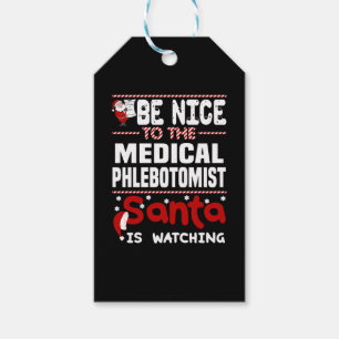 Etiqueta Para Presente Flebotomista Médico