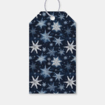 Flocos de neve azuis e brancos da Wonderland Winte