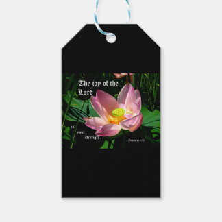 Etiqueta Para Presente Flor de Lótus Neemias 8:10