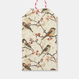 Etiqueta Para Presente Flor e Música