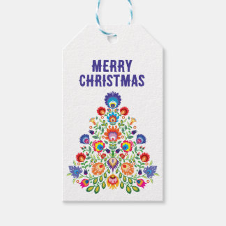 Etiqueta Para Presente Florais Encantados: Uma Teoria de Yuletide Folclor