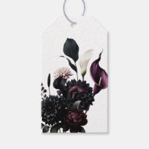 Floral Branco Romântico Sombrio para Casamento