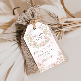 Etiqueta Para Presente Floral Fairy Garden Birthday Baby Shower Gift Tags
