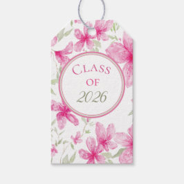 Etiqueta Para Presente Floral Rosa | Açucena Aquarela | Formatura