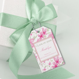 Etiqueta Para Presente Floral Rosa | Açucena Aquarela | Formatura