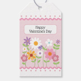Etiqueta Para Presente Floral Rosa Personalizável Dia dos Namorados