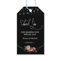 Floral Russo Magnolia String Luzes te obrigado