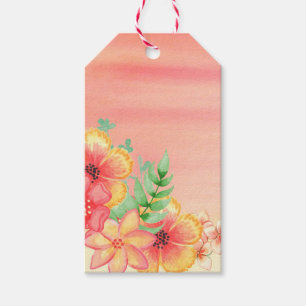 Etiqueta Para Presente Flores