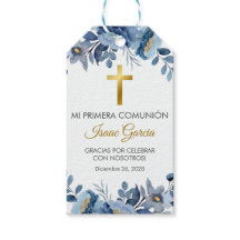 Flores Azuis de Aquarela na Primeira Comunidade Es
