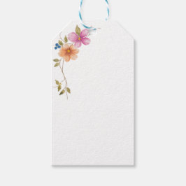 Etiqueta Para Presente Flores da Manhã