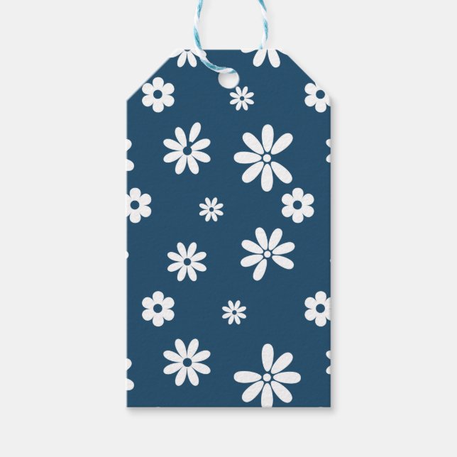 Etiqueta Para Presente Flores e Petais 4 (Frente)