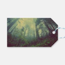 Etiqueta Para Presente Floresta De Baixo