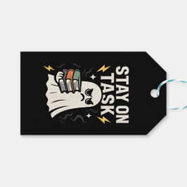 Etiqueta Para Presente Foco fantasma - Halloween de volta à Design da esc