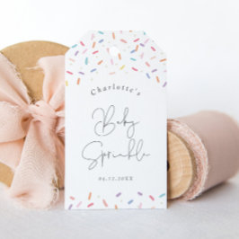 Etiqueta Para Presente Fofo-arco-íris, borrifado, bebê, borrifado, Chá